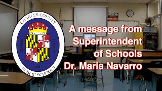 Greetings from Dr. Maria Navarro, CCPS Superintendent of Schools.mov