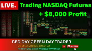 🔴+ $8K Profit  Live Trading  NASDAQ  SNP500 Futures - #futures #trading #NQ  #livetrading.