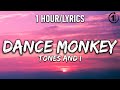 Dance Monkey - Tones And I [ 1 Hour/Lyrics ] - 1 Hour Selection