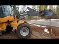 pouring the edge footing for my garage