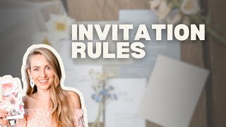 Avoid these Wedding Invitation Mistakes