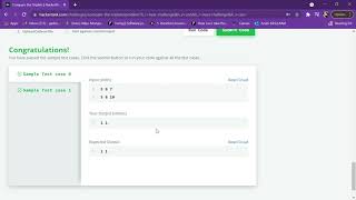 HackerRank - Compare The Triplets - Solution Explained