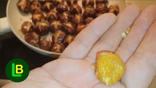 Best way to cook chestnuts. Thay peel themselves. Few people know