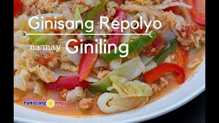 Sauteed Cabbage with Ground Pork (Ginisang Repolyo)