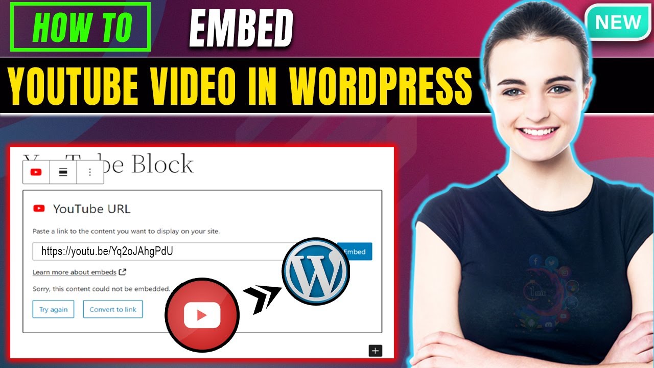 How To Embed Youtube Video In Wordpress 2025 Wordpress Responsive
