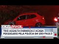 Trio é baleado ao tentar assaltar farmácia em SP I Bora Brasil