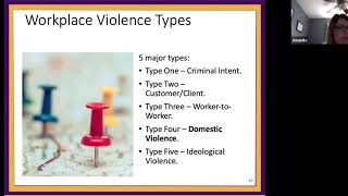 AFN Webinar - Violence in the Workplace