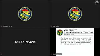 Will County Planning and Zoning Commission Special Meeting March 30, 2026