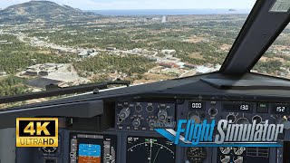 Zakynthos FULL POWER Take Off INTENSE | Flight Simulator 2023 | BOEING 737-800 | EXTREME REALISM |