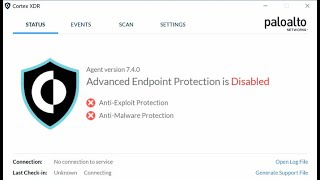 Bypassing Cortex XDR - Disable Cortex Agent Protections