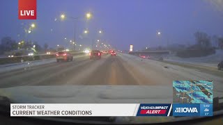 Latest road conditions from the Local 5 Storm Tracker: Rush hour traffic moving slow