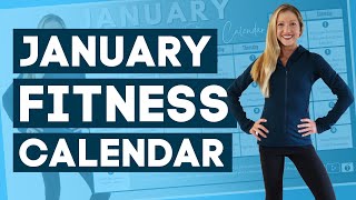 January Fitness Calendar | Workout Calendar Challenge (FREE-31 Day Program for 2021!)