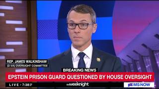 Rep. Walkinshaw Discusses Epstein Prison Guard with MSNOW's The Weeknight