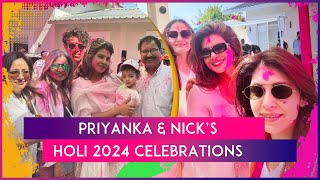 Priyanka Chopra, Nick Jonas & Malti Marie’s Holi Celebration Moments Are Winning