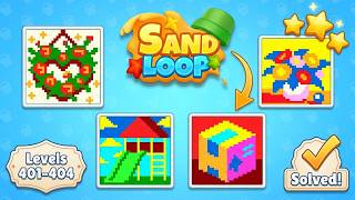 ⏳ Sand Loop Walkthrough - Levels 401, 402, 403, 404 Solutions 🧠 | Voodoo