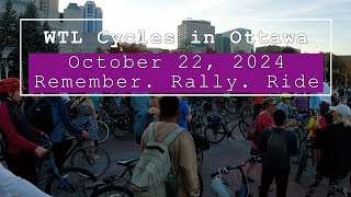 Remember. Rally. Ride. October 22, 2024 #ottawa #bike #cycling  #ontario #OnPoli #OttBike