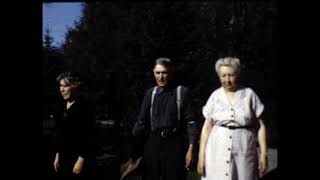 Fred and Pearl Christenot with his sister, Amelia 'Mae' Christenot Pendarvis Jordan in black