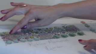 ASMR Drawing and Coloring a Landscape Design