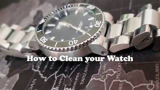 How to clean your watch. Featuring Oris Aquis