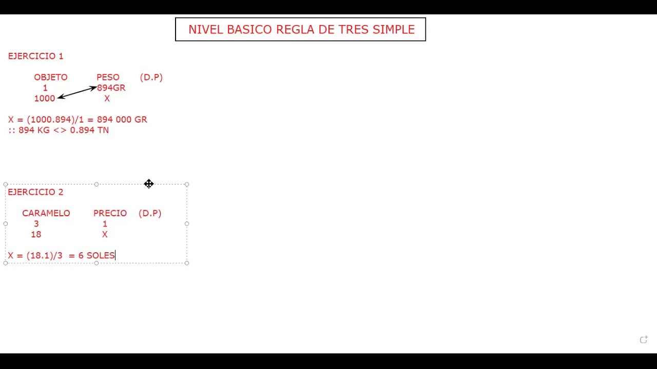 GRUPO 4 SECUNDARIA REGLA DE 3 SIMPLE Y COMPUESTA VERANO - YouTube