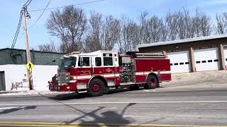 Concord, NH Fire Department Engine 5 responding!