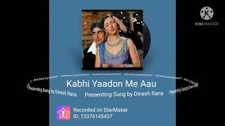 Kabhi Yaadon Mein Aaun - Abhijeet Bhattacharya Album Tere Bina
