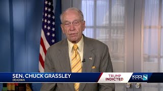 Sen. Chuck Grassley questions motivation behind Trump indictment