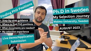 Easy way to find Fully Funded PhD positions in Sweden/EU | Sharing My Selection Journey | 2023