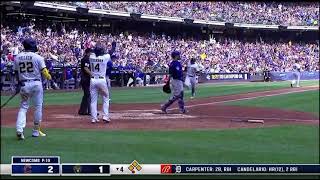 Garrett Mitchel First Hit