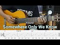 Somewhere Only We Know – Keane - Fingerstyle Guitar Tutorial + TAB & Lyrics