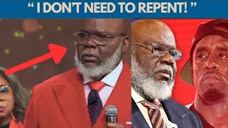 TD Jakes Responds to Allegations W/Diddy During Sunday Service Live Stream & WARNS People It's A LIE