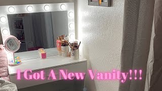 Watch Me Put Together My New Vanity | Amazon Vanity For Under $200