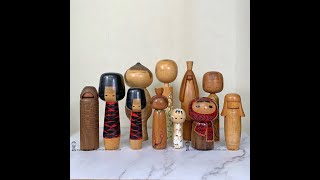 Kokeshi. Rare Kokeshi Dolls by Shozan Shido, Hideo Ishihara, Issetsu Kuribayashi, Sanpei Yamanaka