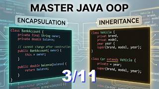 ENCAPSULATION and INHERITANCE in JAVA: What EVERY programmer must master | Ep. 3/11 OOP