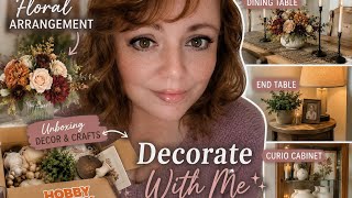 Floral Arrangements, Hobby Lobby Haul & Cozy Home Decorating 🌸