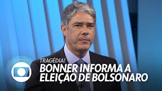 WILLIAM BONNER anuncia JAIR BOLSONARO como PRESIDENTE ELEITO DO BRASIL (28/10/2018)