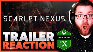 🌸 SCARLET NEXUS XBOX SERIES X ANNOUNCEMENT TRAILER REACTION! 🤯 Kazrisk Reacts