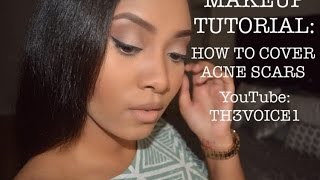 How To Cover Up Acne Scars | Daily Makeup Routine