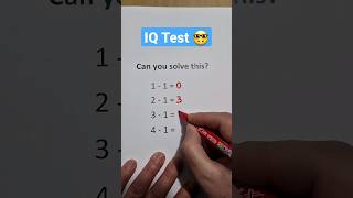 Only High IQ Can Solve 😎 #shorts #math #iqtest