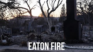 Aftermath of Eaton Fire in Altadena, January 2025 | 4K Ground Footage