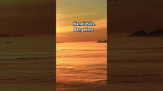 Wonderful View 🪟. Nandi hills Bangalore #trending #travel #viralshorts #nandihillssunrise