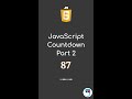 How to Create Simple Countdown using JavaScript setInterval - Part 2 | Geekboots