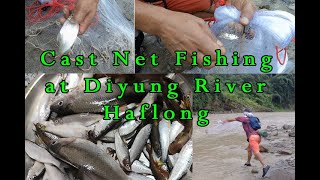 Cast Net Fishing at Diyung River Haflong. - 26th August 2023