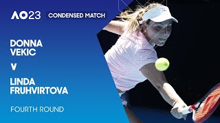 Donna Vekic v Linda Fruhvirtova Condensed Match | Australian Open 2023 Fourth Round