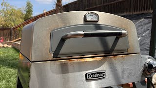 Breakfast smash burgers, pizza and lamb chops all in the cuisinart 3 in 1 pizza oven plus