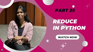 📌 Reduce Function in Python | Part 25 | Python Tutorial for Beginners