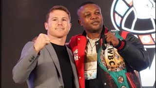 ILUNGA MAKABU SIZES UP CANELO IN FIRST FACE TO FACE; BOTH SHOW RESPECT AHEAD OF CRUISERWEIGHT FIGHT
