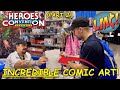 My BIGGEST Video Yet! Amazing Comics and Original Art at HEROES CON… PART 2!