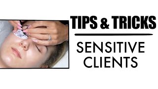 HOW TO HANDLE RETURNING SENSITIVE LASH CLIENTS | Lash Extension Tips & Tricks
