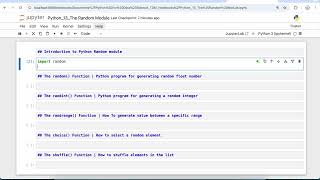 Introduction to Python Random module|What is Radom Module in Python|How to use Random Module Python